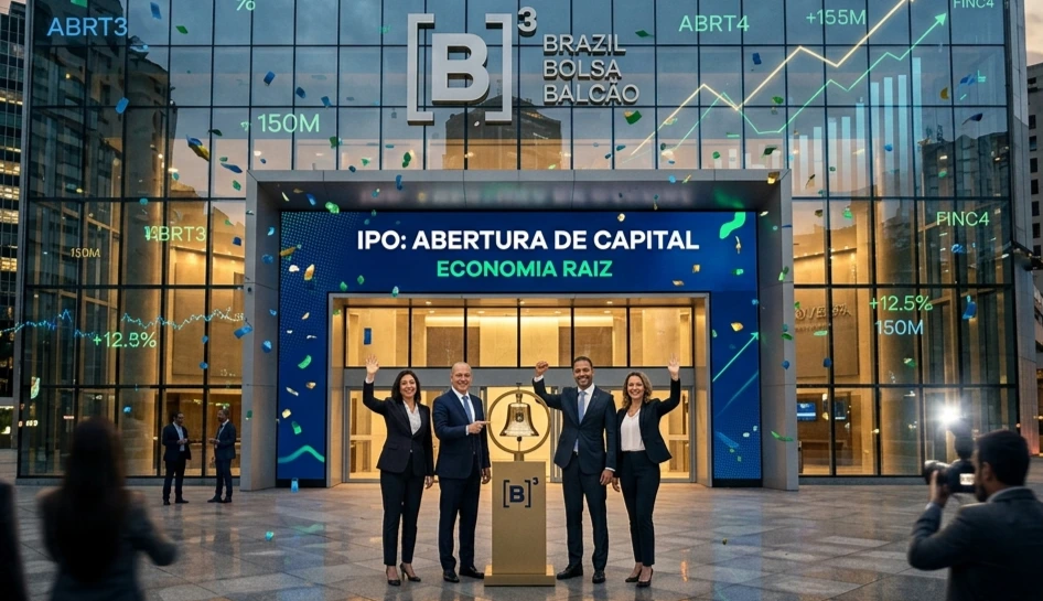 Abertura de capital na bolsa de valores Economia Raiz