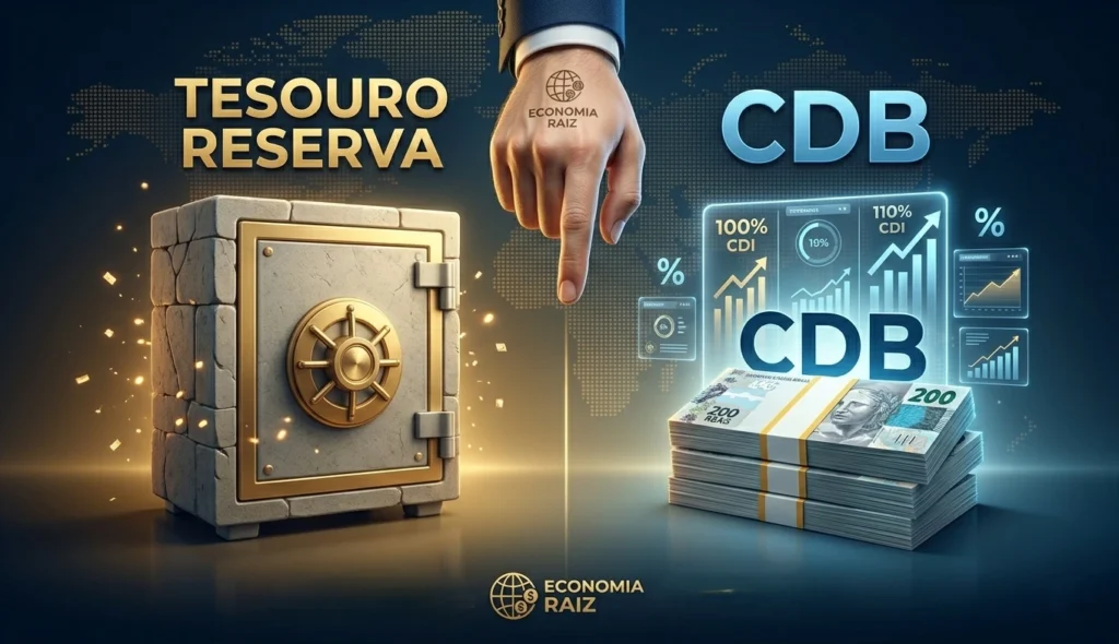 Tesouro reserva ou CDB qual o melhor investimento